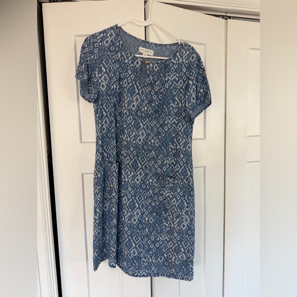 Studio JPR - Indigo Blue Geometric Dress S